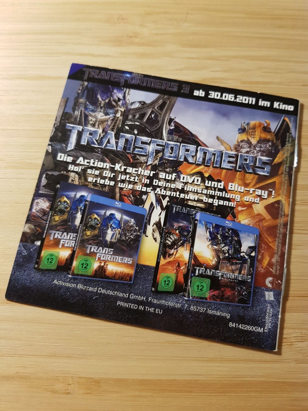 Nintendo Giochi: Spielanleitung Transformers 3 NDS – Usato da Münchenstein venduto da 2DGames 1