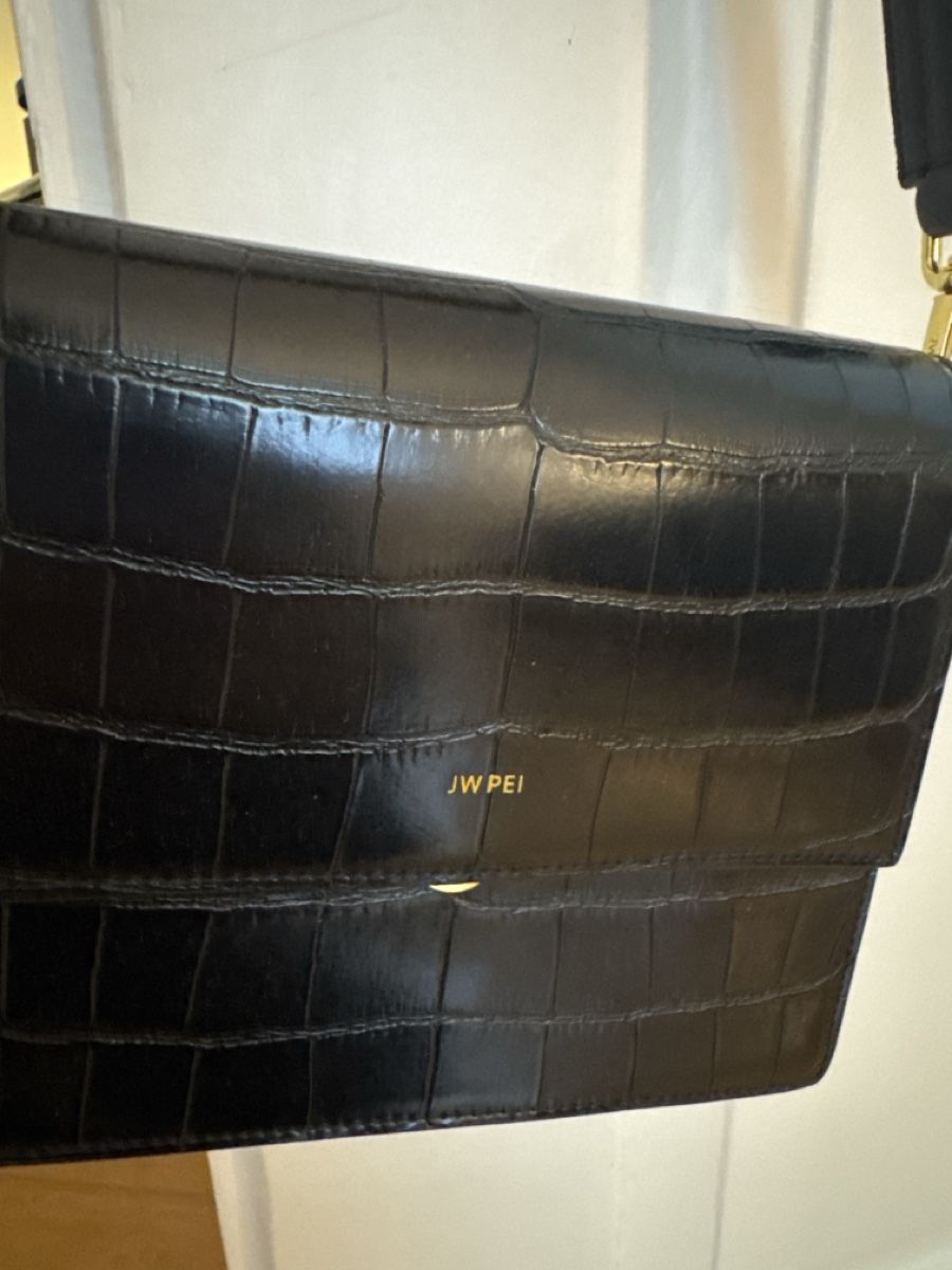 Borse da donna: Schwarze Damen Tasche Kroko-Optik – Usato da St. Gallen venduto da RosaRossi1 1