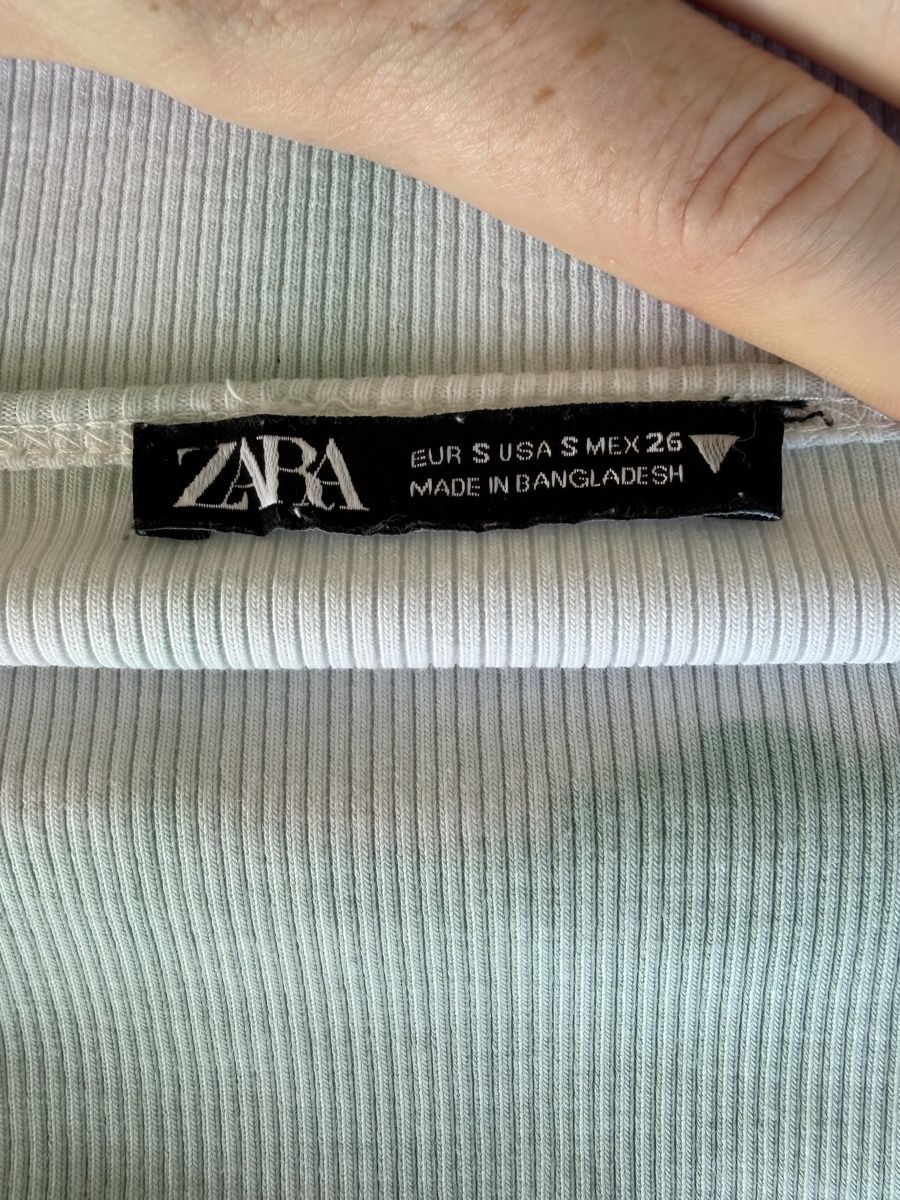 Zara Top: Top tie-dye türkis – Nuovo (secondo la descrizione) da Frümsen venduto da laura002 2