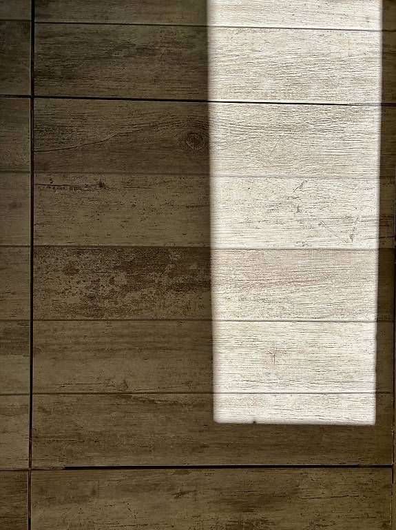 Rivestimenti per pavimenti: Feinsteinzeug Bodenplatten Holzoptik Grau – Usato da Spreitenbach venduto da Outsider 1