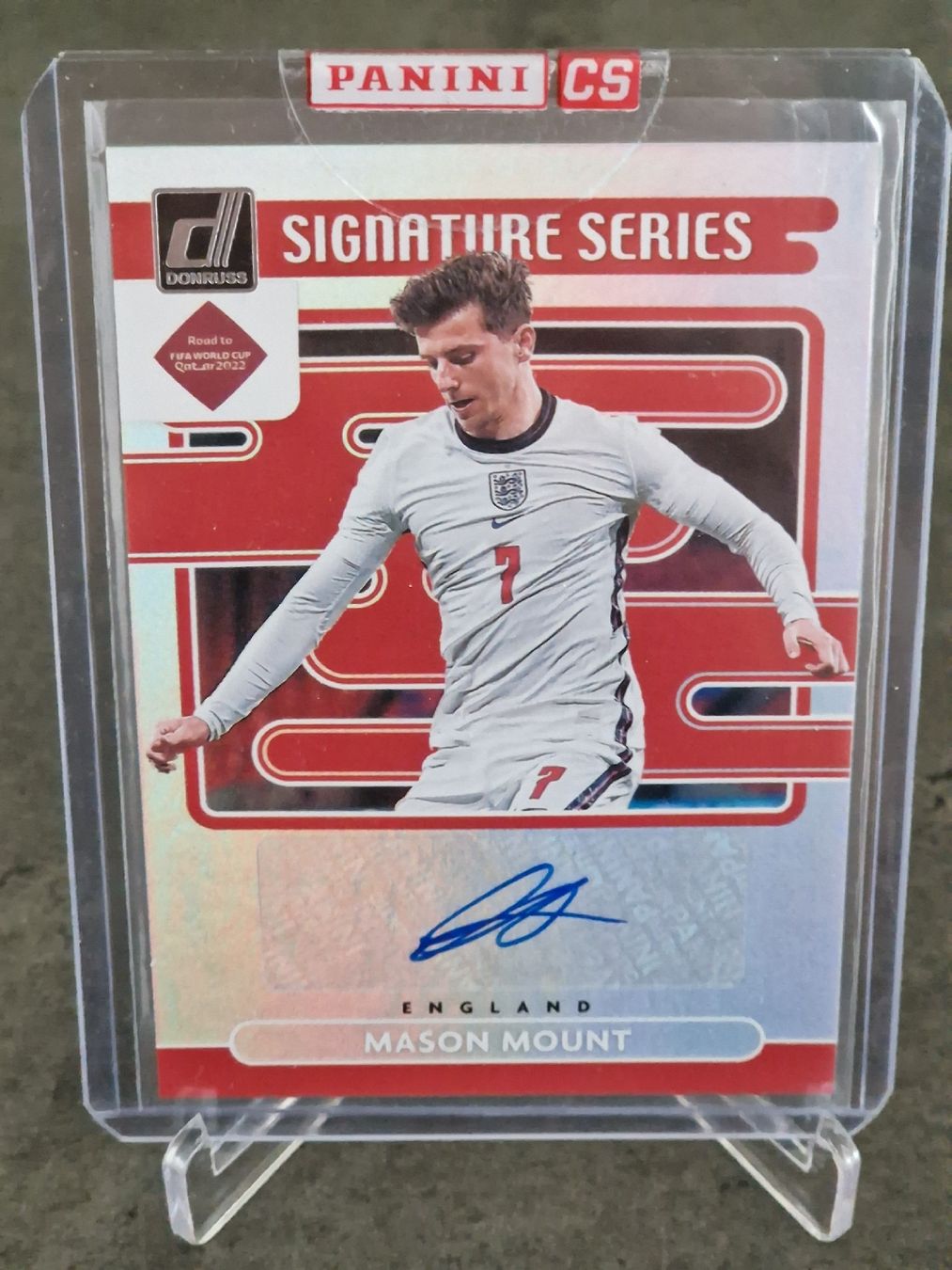 Panini Carte collezionabili: Panini Donruss Mason Mount Autogramm England – Nuovo (secondo la descrizione) da Seon venduto da Passion4SoccerCards