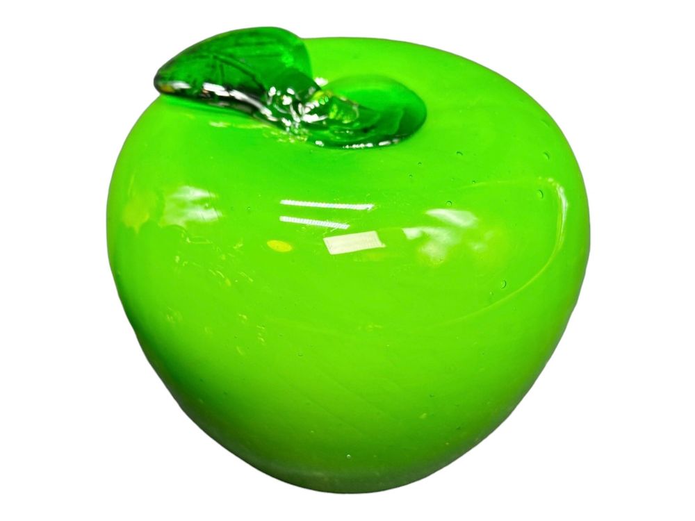 Figurines Fruits En Verre Soufflé Main – Lot De 4 (Fraise, Pomme, Pêche, Raisin) – Déco Maison Et Cadeau