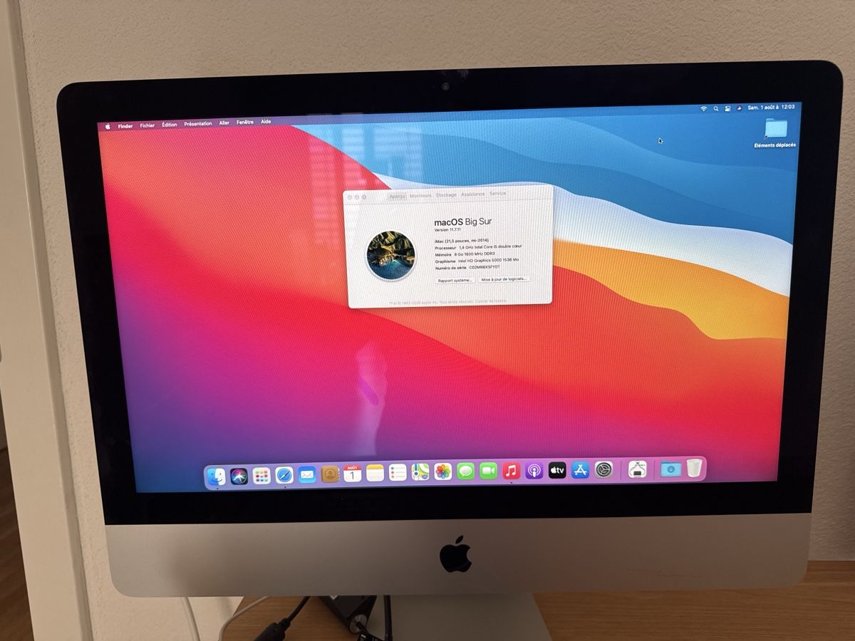 Apple PCs: iMac 21.5, mi-2014 – D'occasion à Fribourg par ded_7dth