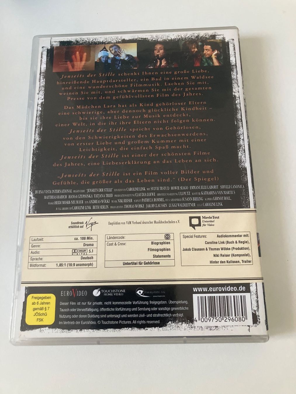 Tutti i DVDs: Jenseits der Stille - Dvd – Usato da Arbon venduto da HelFer01 1