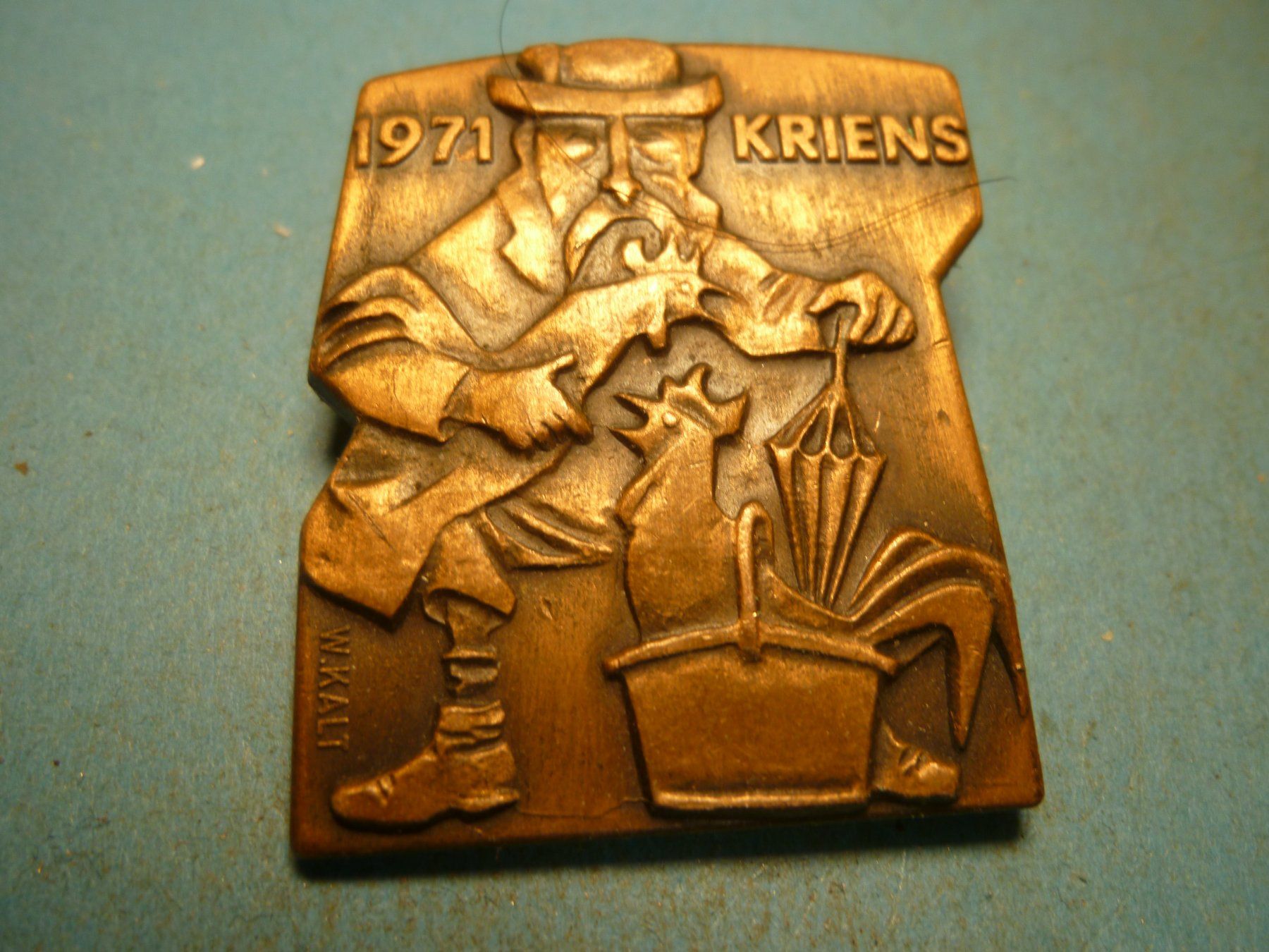 Placchette & Badge: KRIENS 1971 BRONZE – Usato da Ried (Muotathal) venduto da Mandarin02