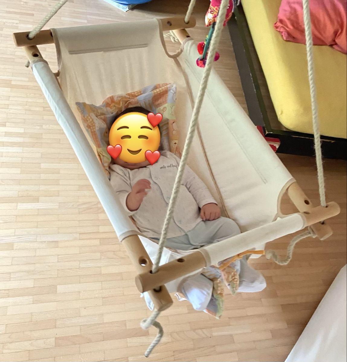 Sdraiette & Sdraiette a dondolo: Hamac pour bébé avec ressort – Usato da Fribourg venduto da LaureG85