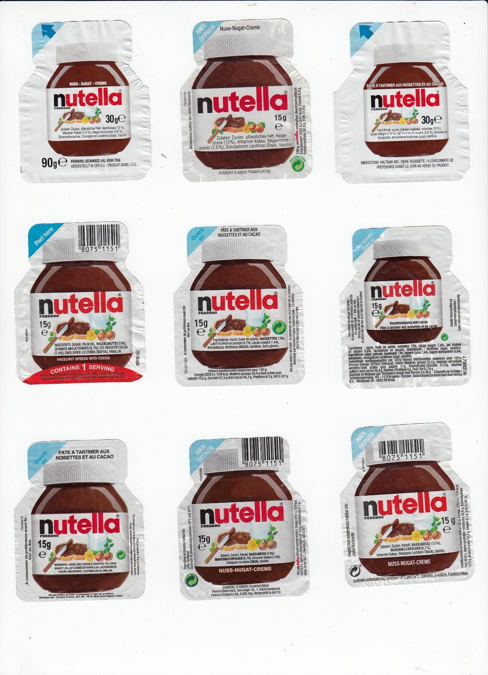 Coperchi dei cremini per caffè: Andere Deckeli, Nutella – Usato da Burgdorf venduto da veieli20