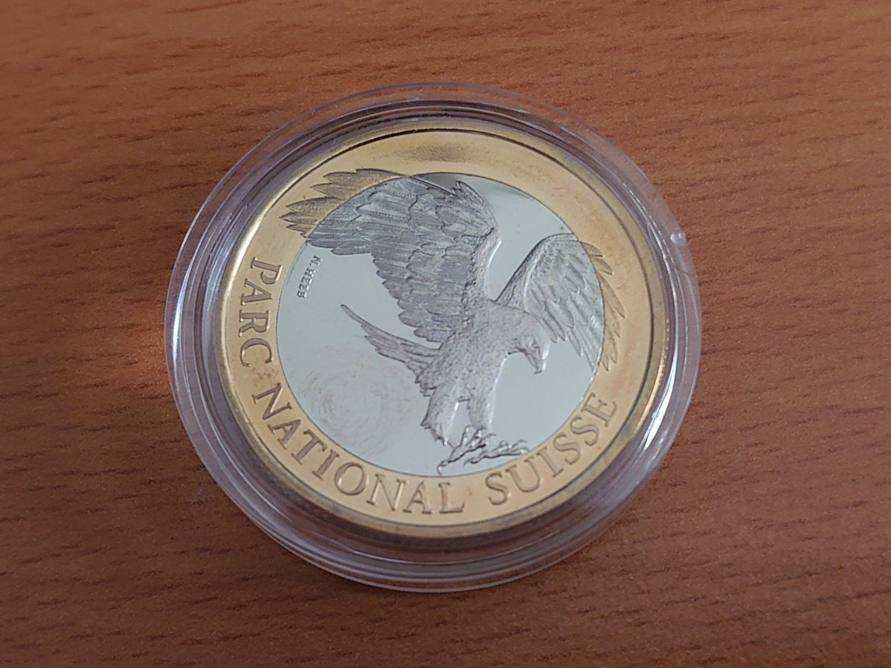 Tutti le monete: Probe // 10 Franken "Steinadler" 2008 – Nuovo e nell'imballaggio originale da Pfungen venduto da Aguti77 2