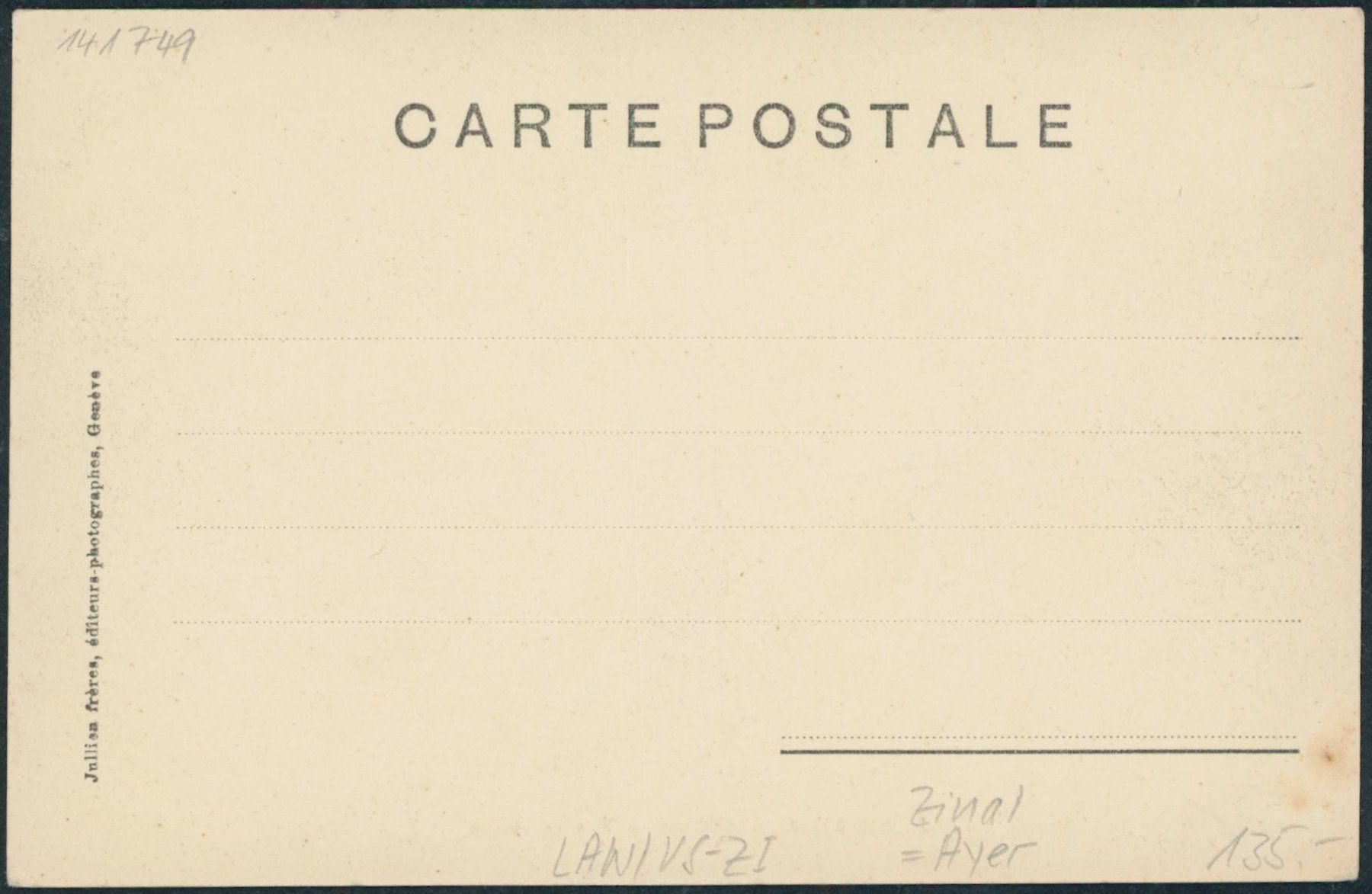 Cartoline postali: VS Zinal - Landwirtschaft - Ayer – Nuovo (secondo la descrizione) da Schindellegi venduto da dormay 1