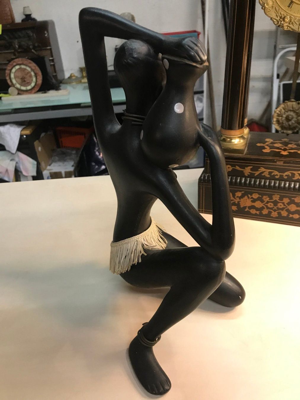 Statuette: Cortendorf Figur Akt Keramik um ca.1958 – Usato da Sugiez venduto da brockicenter 2