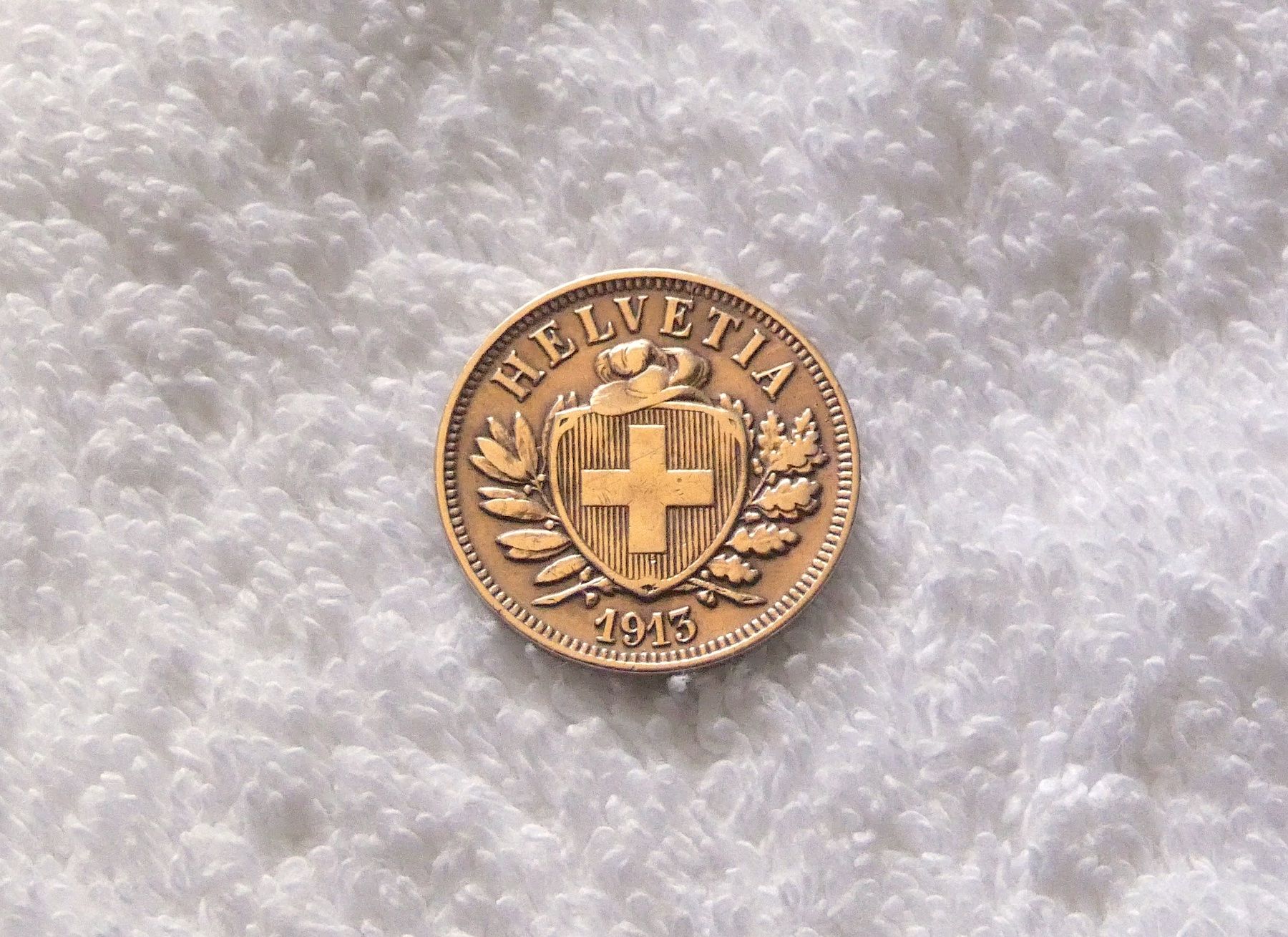 Tutti le monete: 2 centimes/Rappen 1913 – Usato da Nyon venduto da Ilmi09