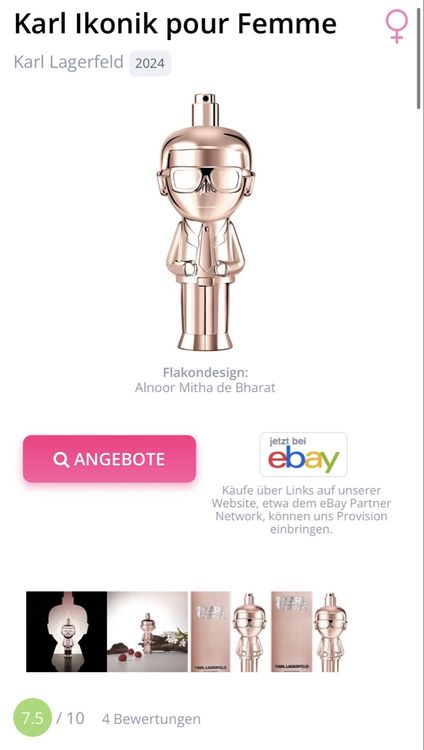 Karl Lagerfeld Karl Ikonik Pour Femme, neu, Rarität! (Neu