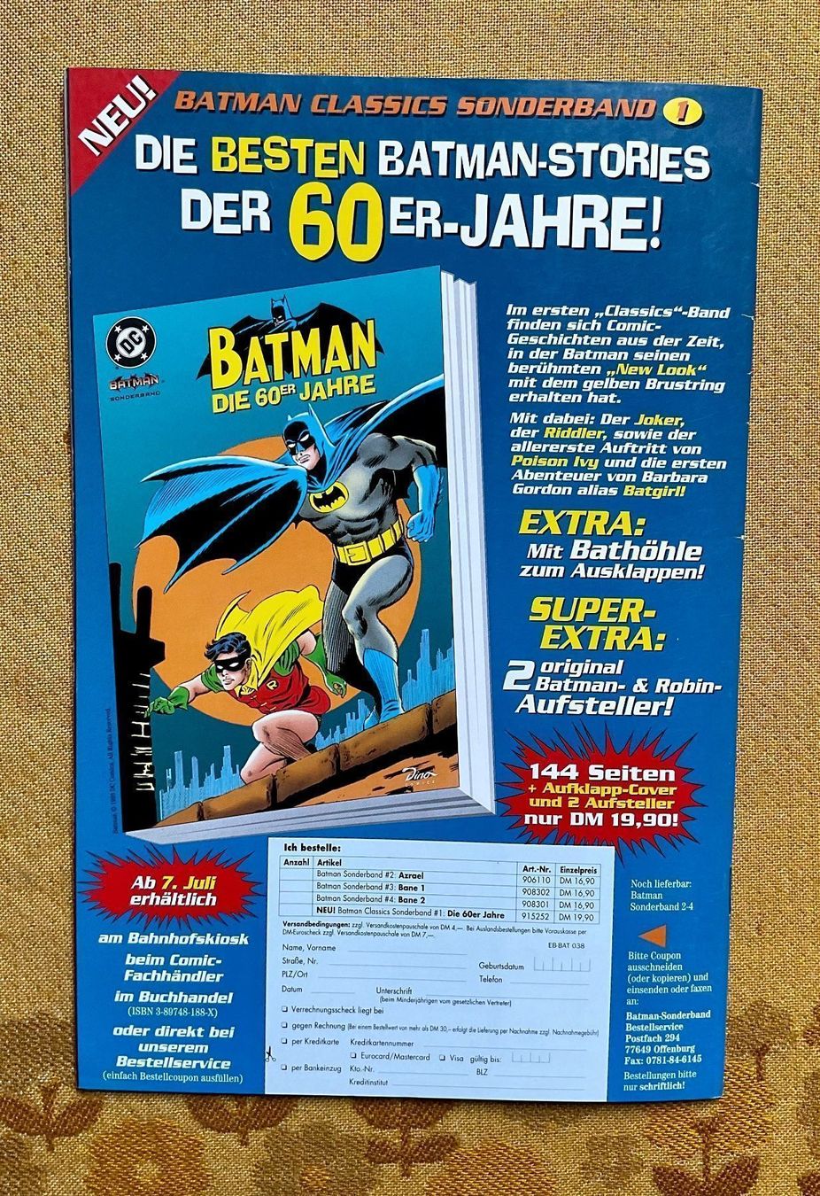 Fumetti: Batman Heft Nr 38 von 1999 – Nuovo (secondo la descrizione) da Endingen venduto da nathan05 9