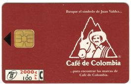 Telefonkarte Spanien CP-066 Café de Colombia