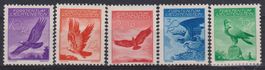 Liechtenstein 1934-36: Adlermotive glatt * - Kat. 160.--