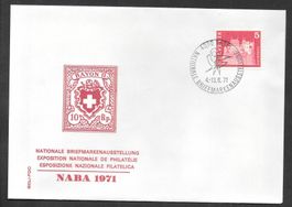 Sonderbrief S. 764 Naba Basel 4.-13.6.1971