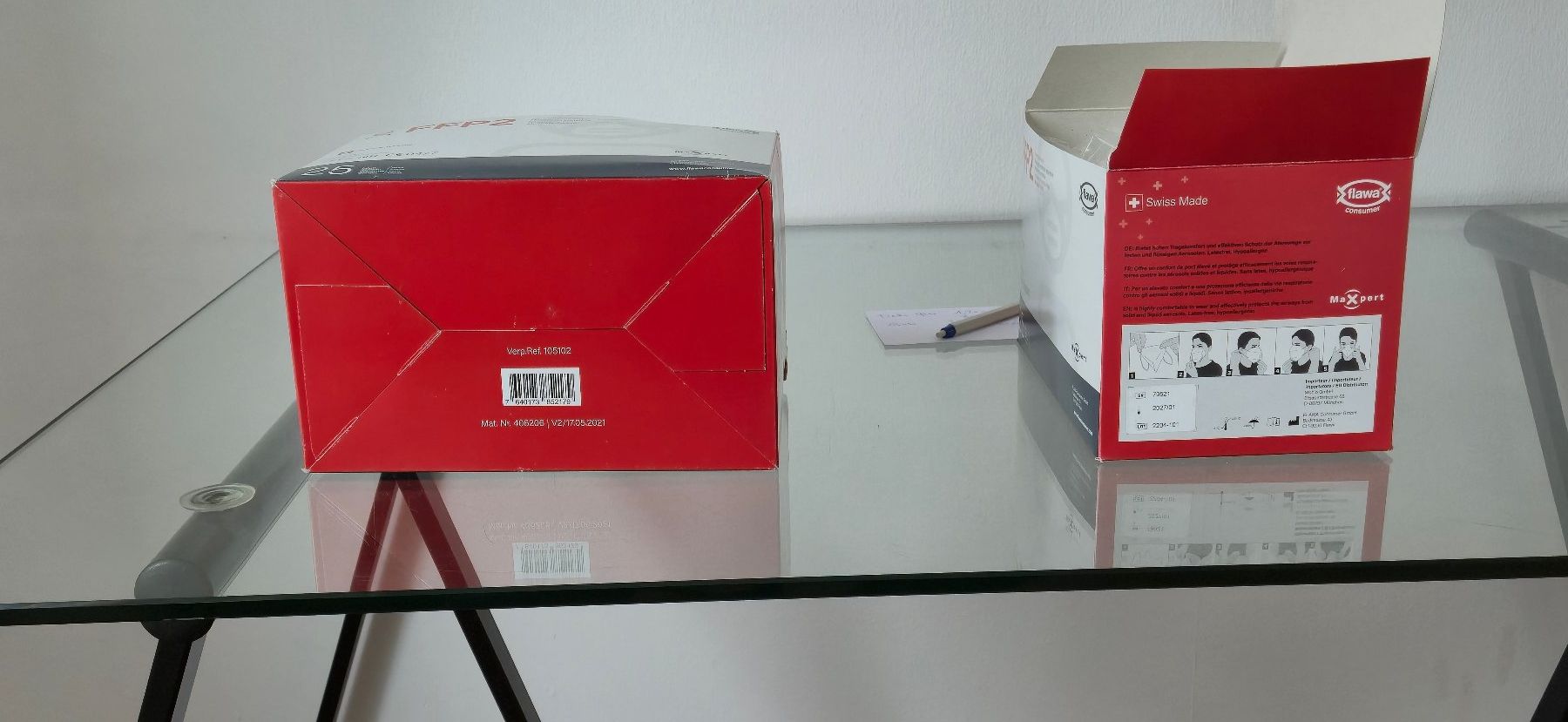 Protezione per viso e udito: FFP2 Atemschutzmasken – Nuovo e nell'imballaggio originale da Bern venduto da pia_7kqs 1