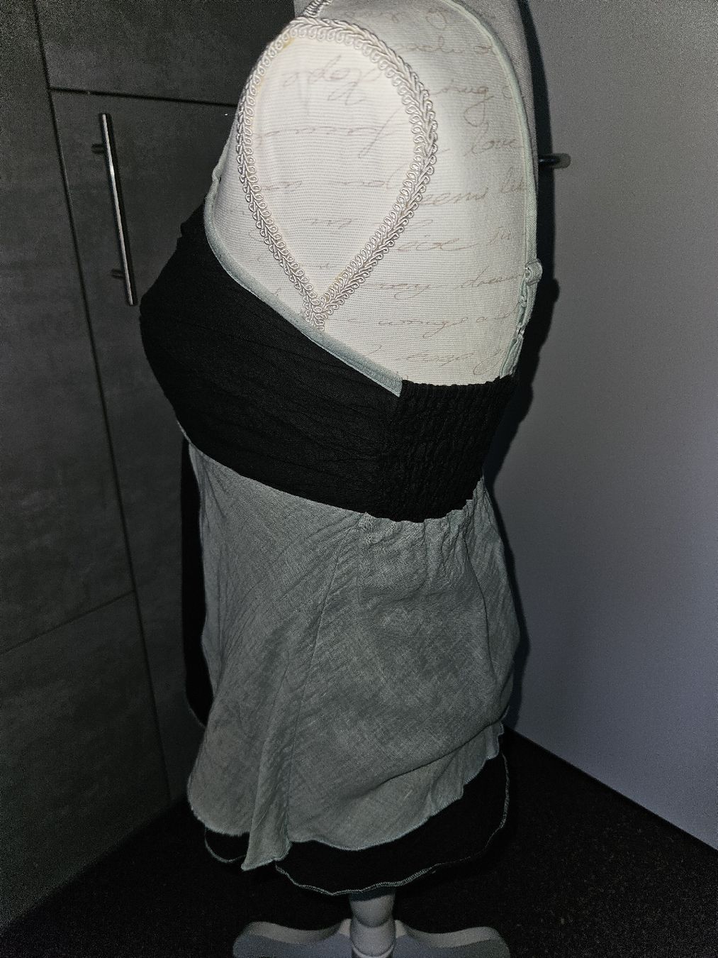 Tops: Damen Top schwarz/mint Grösse S  – Neu (gemäss Beschreibung) aus Anwil von tamoos 1