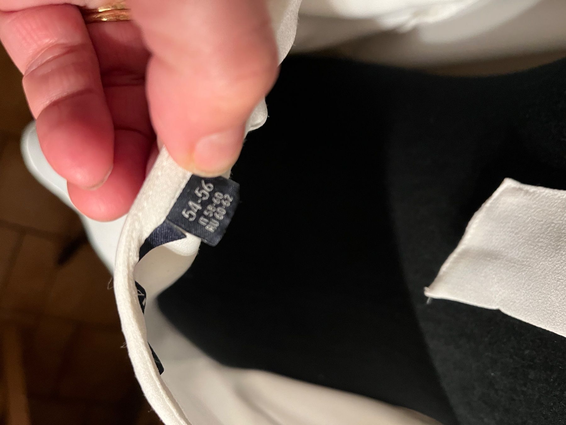 Camicette: Blouse blanche taille 54/56 moi – Nuovo e nell'imballaggio originale da Veyrier venduto da kimedovapa 2