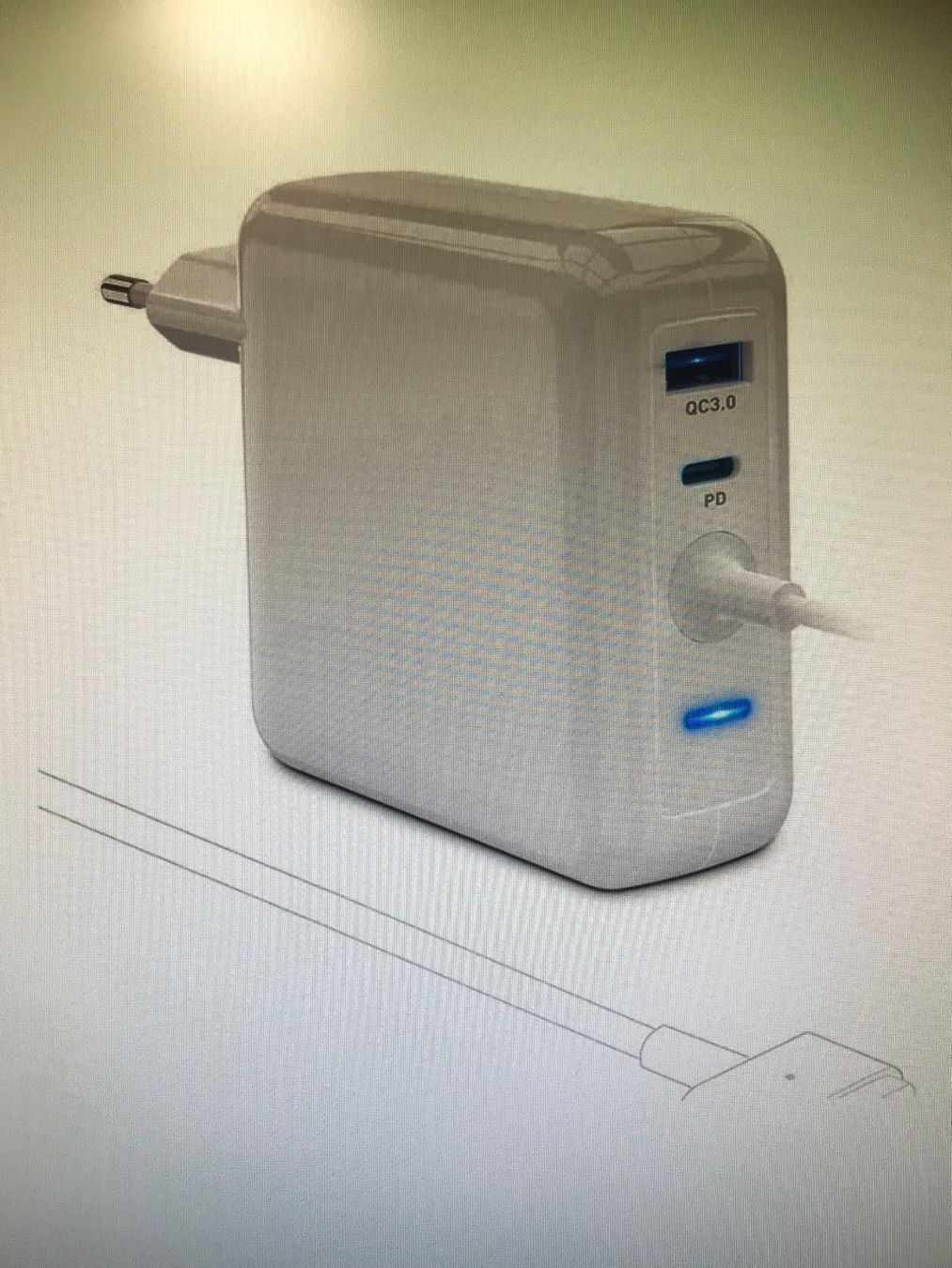 Apple Caricabatterie: 60-W-Mac-Book-Ladegerät / 18-W-PD / QC-3.0-18-W – Nuovo e nell'imballaggio originale da Sempach Station venduto da Jupi2011