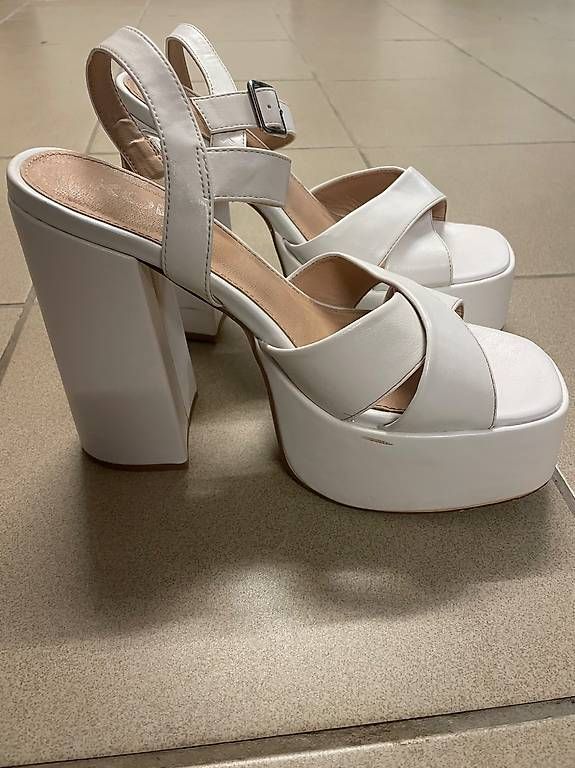 Scarpe da donna: Talons hauts - semelles plateforme - Blanc -  taille 41 – Usato da Orny venduto da man_r5s9 2