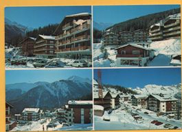 4-Bild-AK LES MAYENS-DE-RIDDES Auto