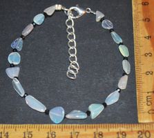 Armband L-6947 – Äthiopischer Opal 3x4 bis 5x7 mm 17+4 cm