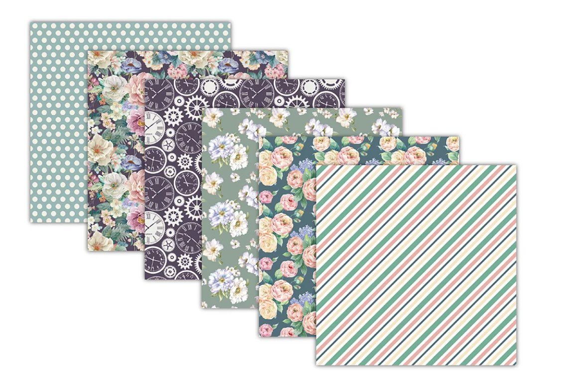 Carta: 12 Blatt Design-Papier, Bastelpapier "Spring time"  NEU – Nuovo e nell'imballaggio originale da Effretikon venduto da wenuss 5