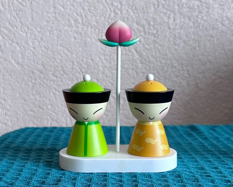 Moulin Sel et Poivre Alessi MP0210 Red Pink Yellow