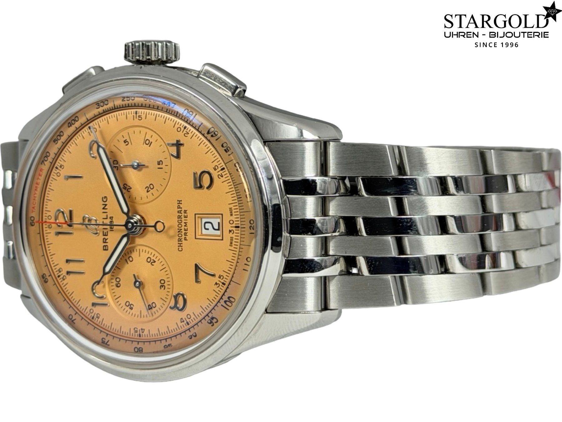 Breitling Uhren: Breitling Premier B01 Chronograph 42 - AB0145 – Gebraucht aus Zürich von Stargold-Uhren 1