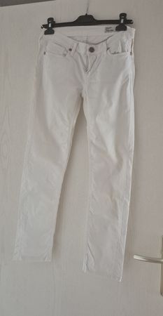 Baumwolle Damenhosen, Weiss, Grösse 25, Meltin'Pot