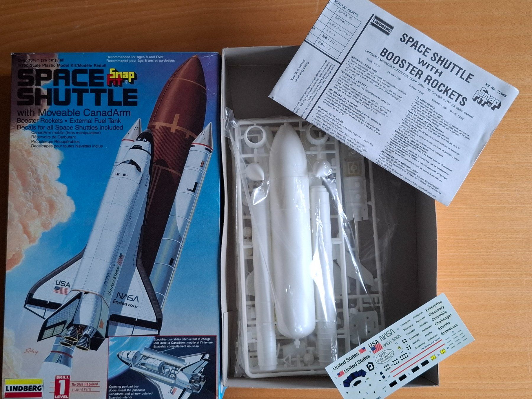 Kit di modellismo & Modellini statici: Lindberg 1/200 Space Shuttle – Nuovo e nell'imballaggio originale da Diepoldsau venduto da beeteutel 1