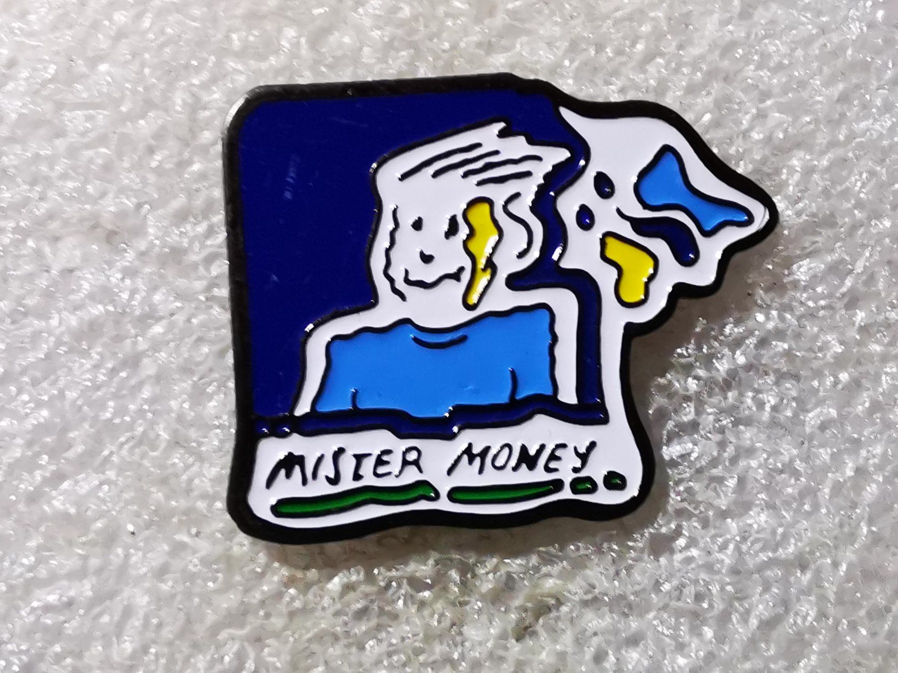 Plaquettes & Badges: Ansteckpin 90: Mister Money – D'occasion à Oppligen par Pin-Fall-Shop