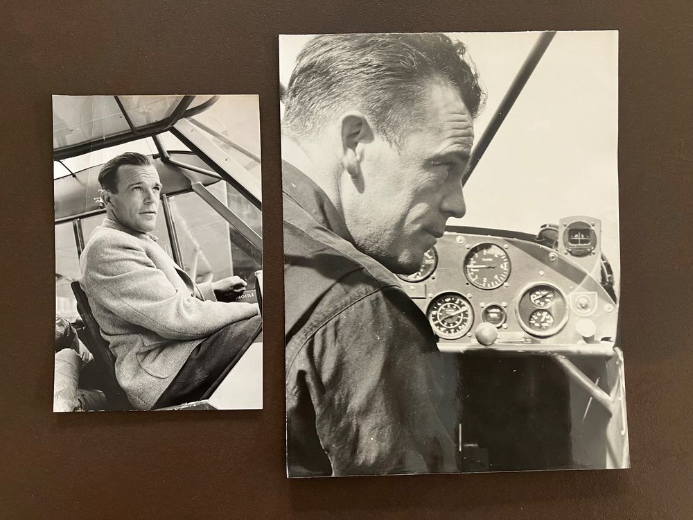 2x Hermann Geiger Pilot - Vintage-Pressefotos - Wallis (Gebraucht) in ...