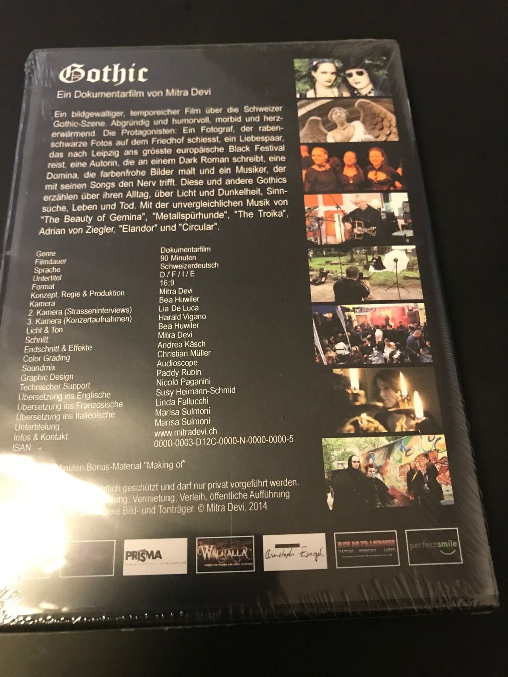 Tous les DVDs: Gothic - Ein Dokumentarfilm von Mitra Devi – D'occasion à Freudwil par Feenland2010 1