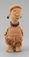 Alte afrikanische Puppe der Shona, Zimbabwe