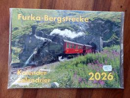 Furka-Bergstrecke - Kalender 2026 - NEU