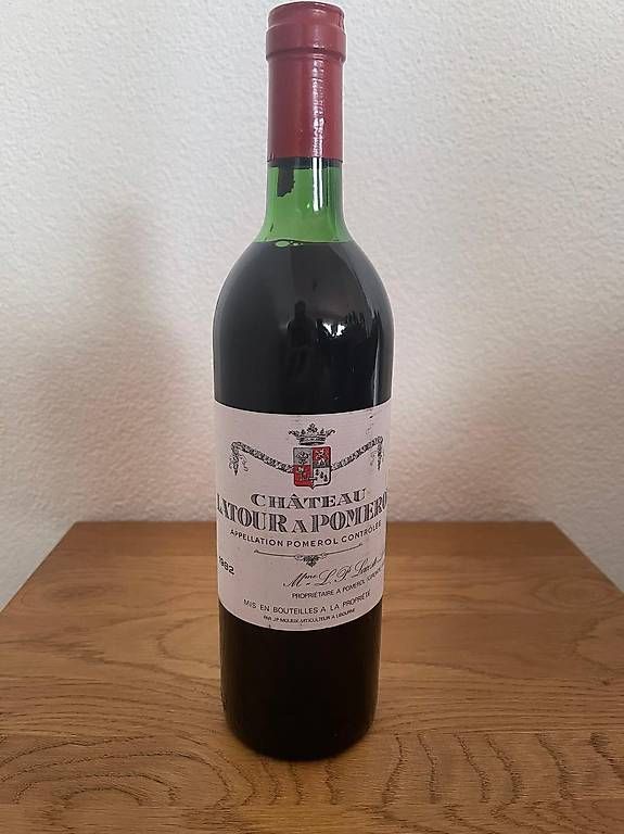Vino: Wein - Château Latour a Pomerol - 1982 – Nuovo (secondo la descrizione) da Triesen venduto da Chevalley