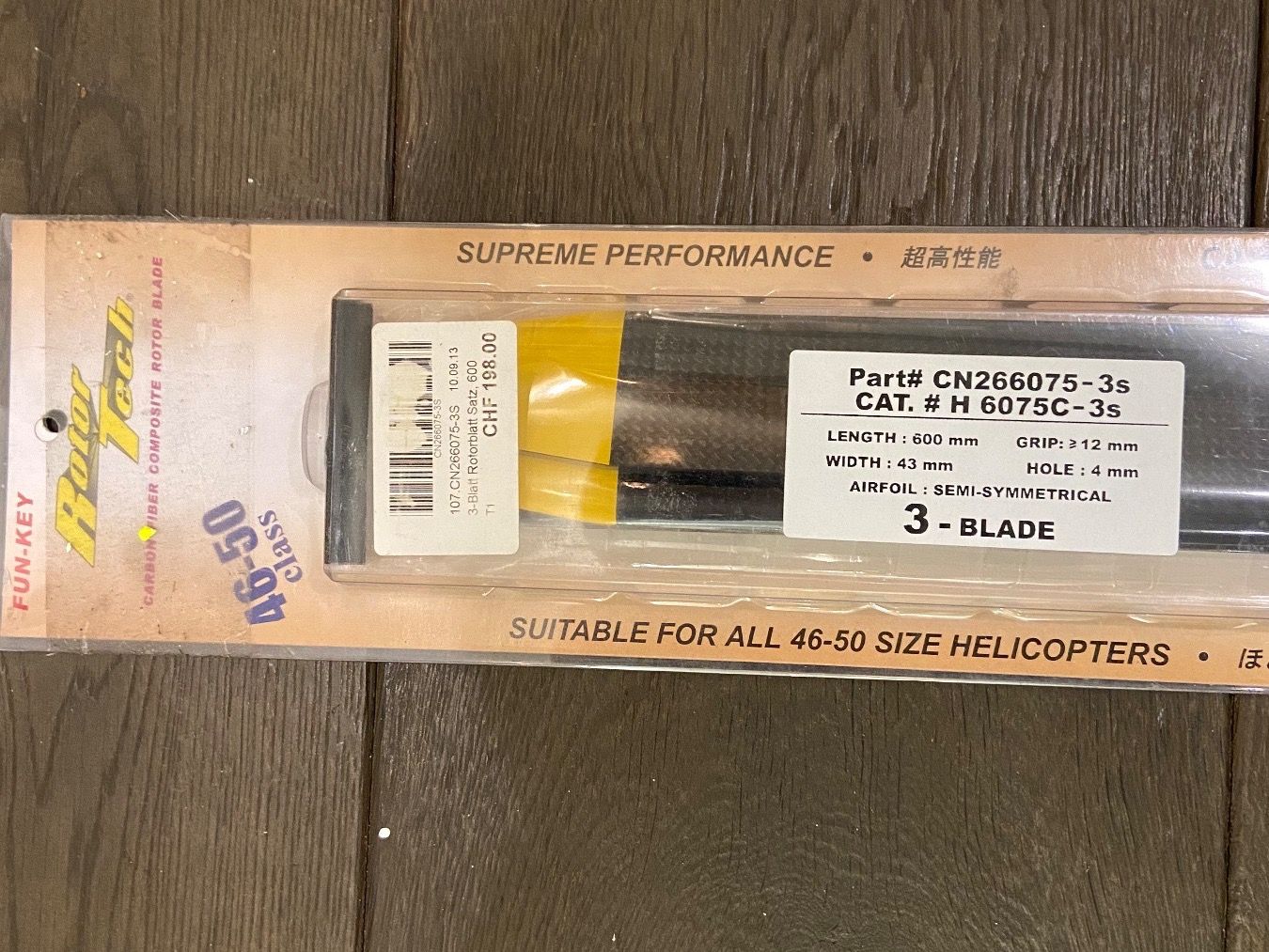 Blade RC Modellbau: Fun-Key RotorTech blade – Neu und originalverpackt aus Pratteln von Arthband 1