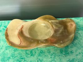 Marmor Aschenbecher Gewicht:2,74 kg  Breit:26cm  Tief:16cm