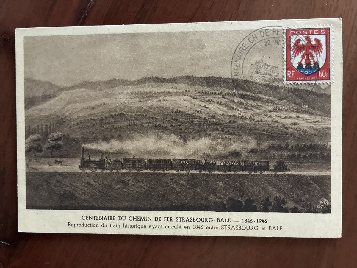 Cartoline postali: 10 Ansichtskarten Schweiz diverse von Bahnen 5 – Usato da Oftringen venduto da Cla.vD.74 4