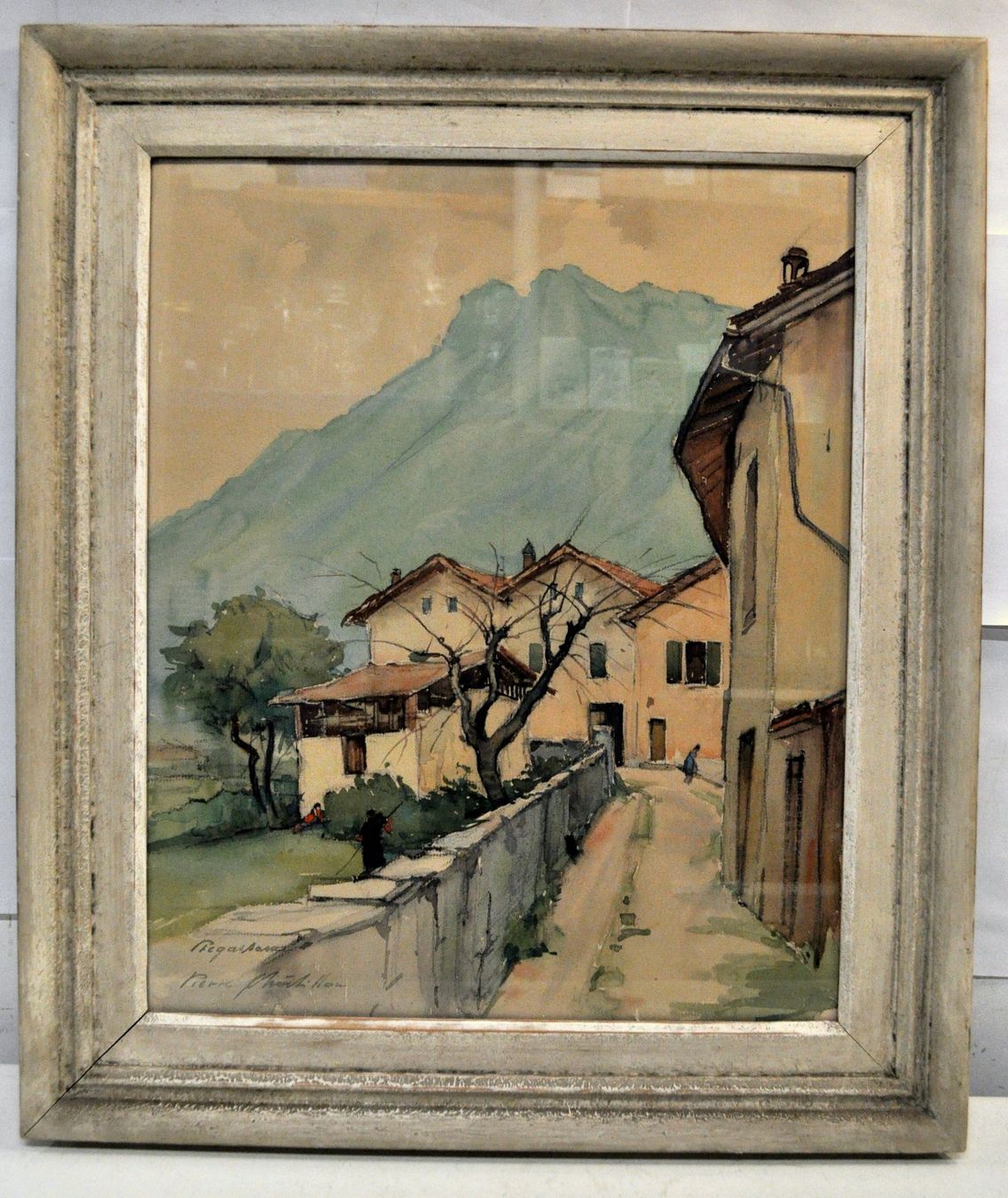 Dipinti: Aquarelle originale signée Pierre Châtillon – Usato da Neuchâtel venduto da Neuchatel