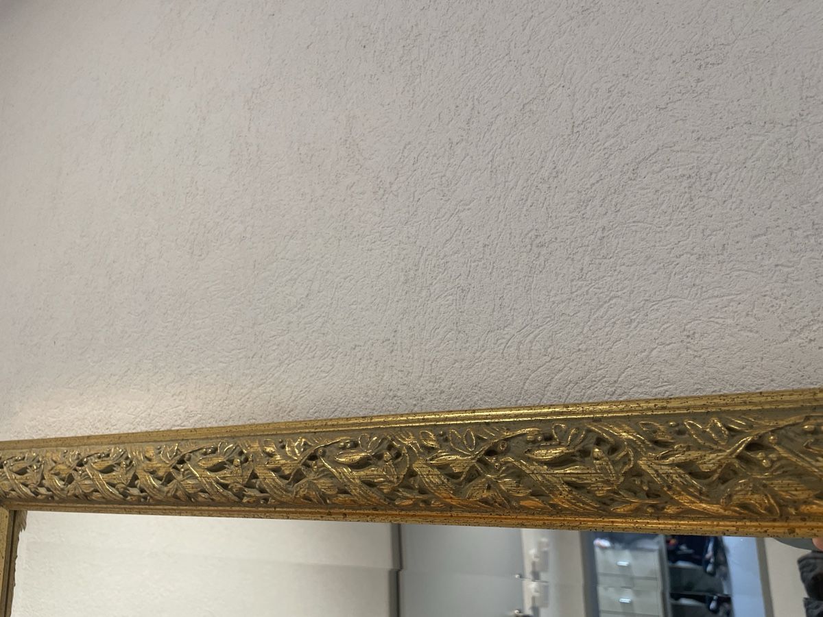 Spiegel: Alter goldener Wandspiegel mit Goldrahmen, Top Zustand – Gebraucht aus Brugg AG von naturwarenladen 2