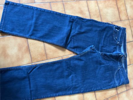 Pantalon Cooper denim Posé à plas 50 cm