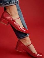 Sézane rote Lackschuhe Gr. 38 neuwertig