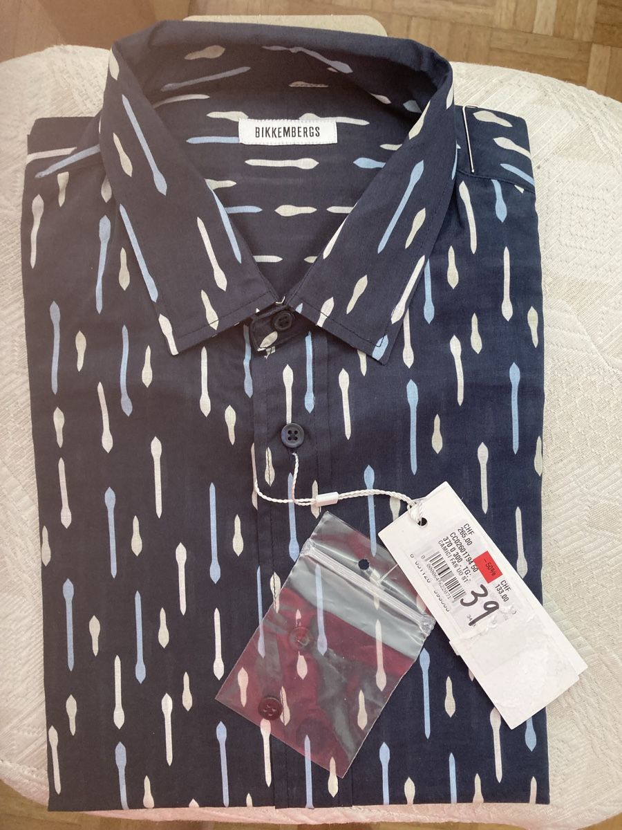 Camicie: Bikkembergs Hemd, kurzärmelig – Nuovo e nell'imballaggio originale da Bern venduto da Aniba23 1