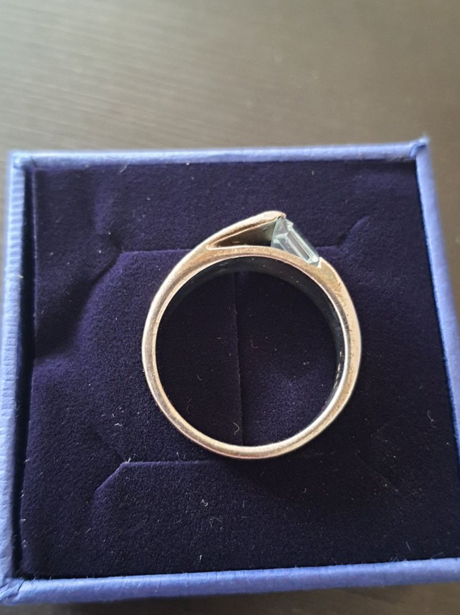 Anelli: Ring Silber 925 mit Aquamarin Stein – Usato da Zollikerberg venduto da Sell-Buy-it 2