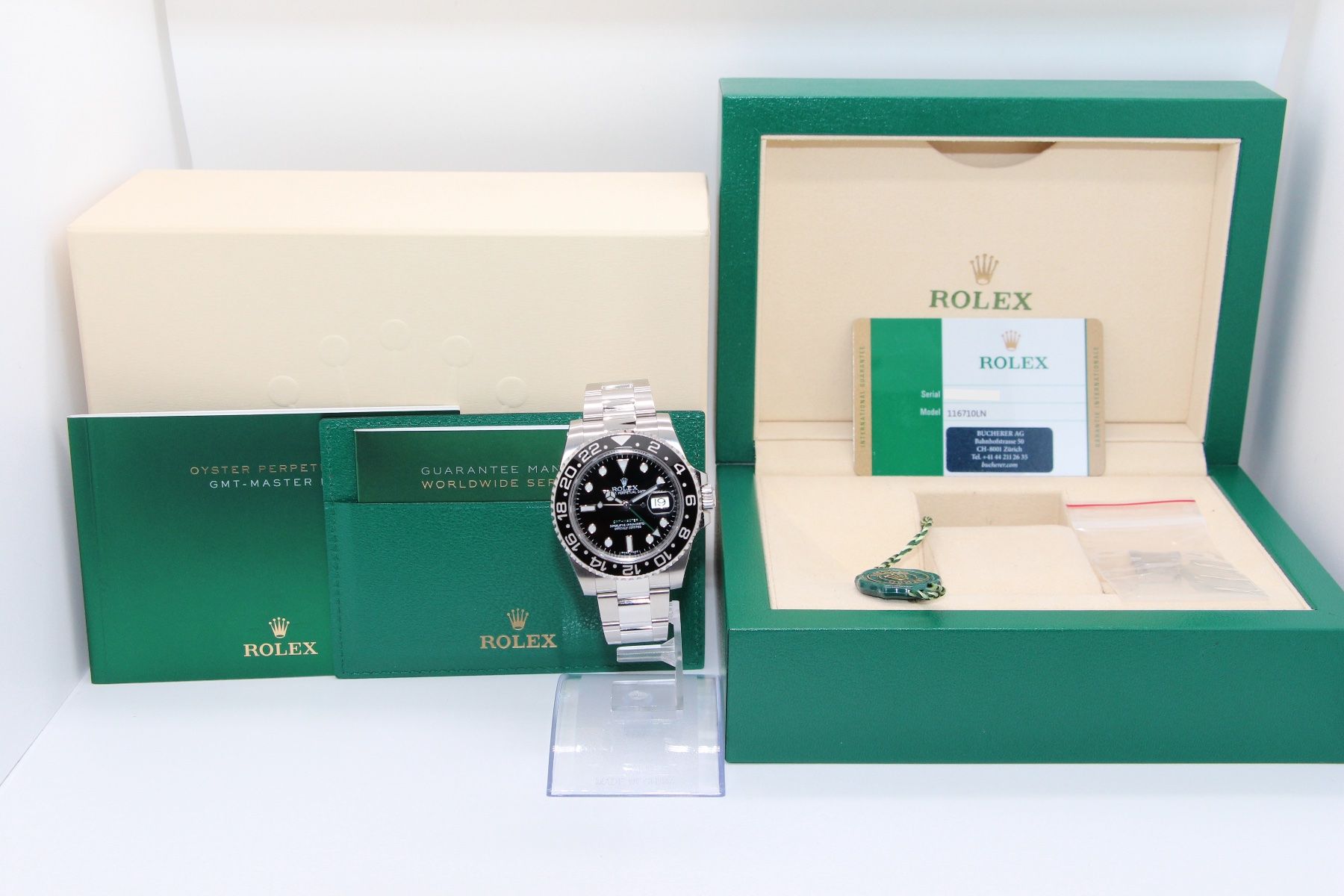 Rolex Orologi: Rolex GMT-Master II Ref. 116710LN, Full-Set, 1. Hand – Usato da Zug venduto da eMDi_Collection 7