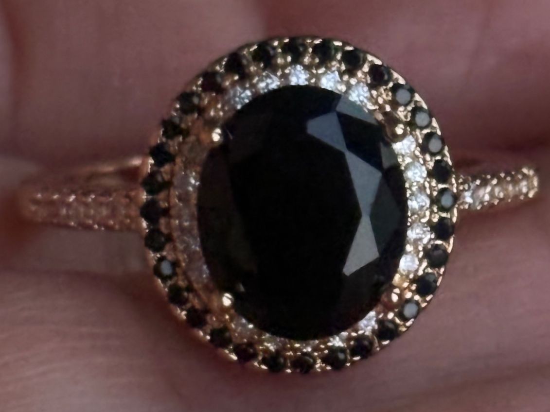 Anelli: Luxus Elegante Gr.19/9 Ring Farbe: Rosa/Schwarz – Nuovo (secondo la descrizione) da Biel-Bienne venduto da Roserosse13