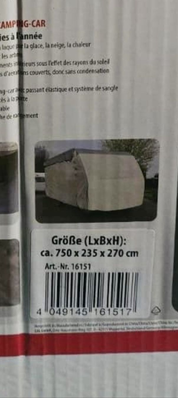 Coperture & Stuoie termiche: Originalverpackte Wohnmobil-Schutzhülle – Usato da Samstagern venduto da Ombrellorosso 1